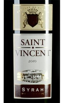 法国圣文森西拉红酒原瓶进口红酒