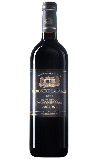 法国拉朗德男爵红葡萄酒原瓶进口红酒