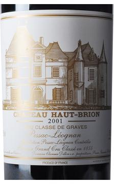 法国奥比昂城堡（红颜容）红葡萄酒2001
