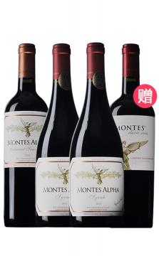 智利蒙特斯欧法西拉红葡萄酒2支+蒙特斯欧法赤霞珠红葡萄酒1支（赠：蒙特斯经典赤霞珠红葡萄酒1支）