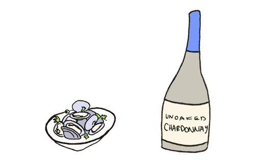 霞多丽葡萄酒餐配方法