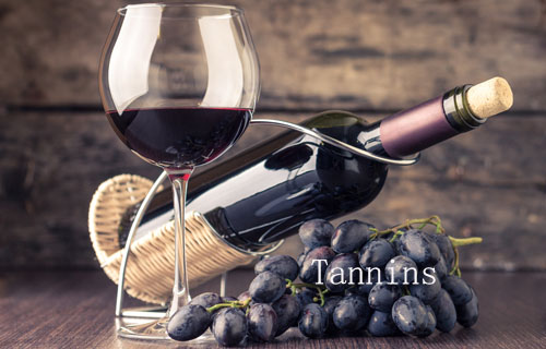 葡萄酒中的单宁（tannins）